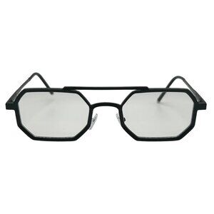 Black Geometric Men's Sunglasses